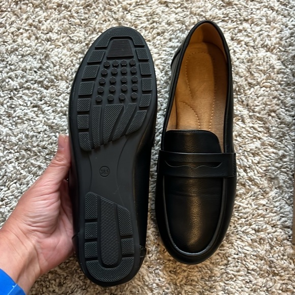 Women Penny Loafers Casual Comfortable Slip On Flat Shoes - Picture 11 of 14